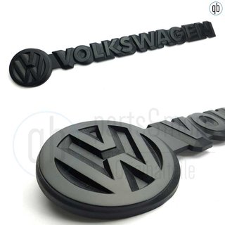 Original VW Schriftzug Schild Volkswagen Heckklappe schwarz