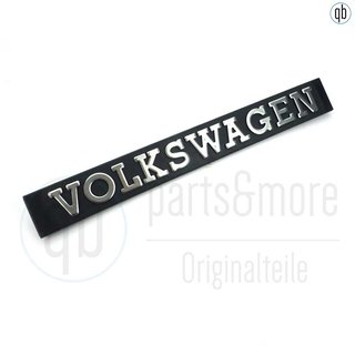 Original VW Schriftzug Volkswagen chrom schwarz