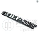 Original VW Schriftzug Emblem Golf GT MK2 silber schwarz...