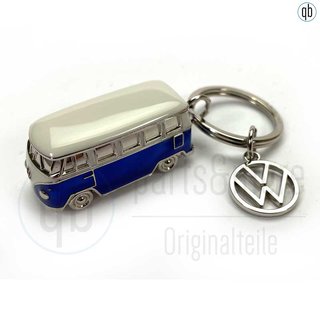 Original VW T1 Schlüsselanhänger als 3D Modell blau weiß 1H2087010B