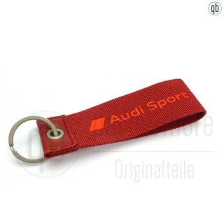 Original Audi Sport Schlüsselanhänger rot