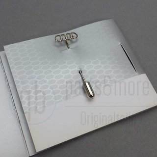 Original Audi Collection Anstecknadel Pin 4 Ringe in Geschenkkarte