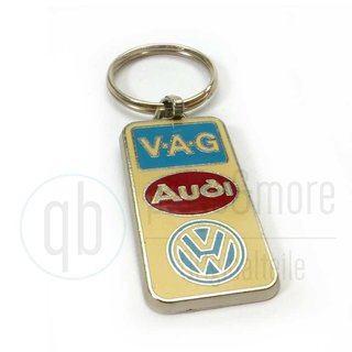 Metall Werbe Schlüsselanhänger VAG Audi VW