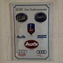 Audi - Eine Traditionsmarke Blechschild 20x30cm