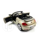 Original VW KYOSHO 1:18 New Beetle Cabrio 2012 Champagne Metallic 5C3099302P7W