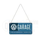 Blechschild VW Garage Volkswagen Service 20x10cm