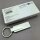 Original Audi Schlüsselanhänger Ringe Logo Edelstahl Schlüsselband Keyring silber 3182501800