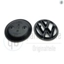 Original VW Emblem Logo hinten schwarz 357853601B