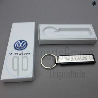 Original VW Schlüsselanhänger Scirocco MK1 MK2 MK3 Metall Leder Schriftzug